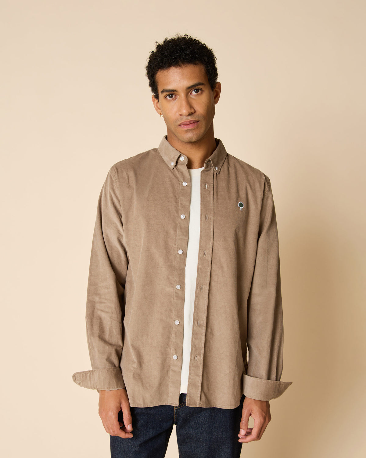 Dark beige shirt