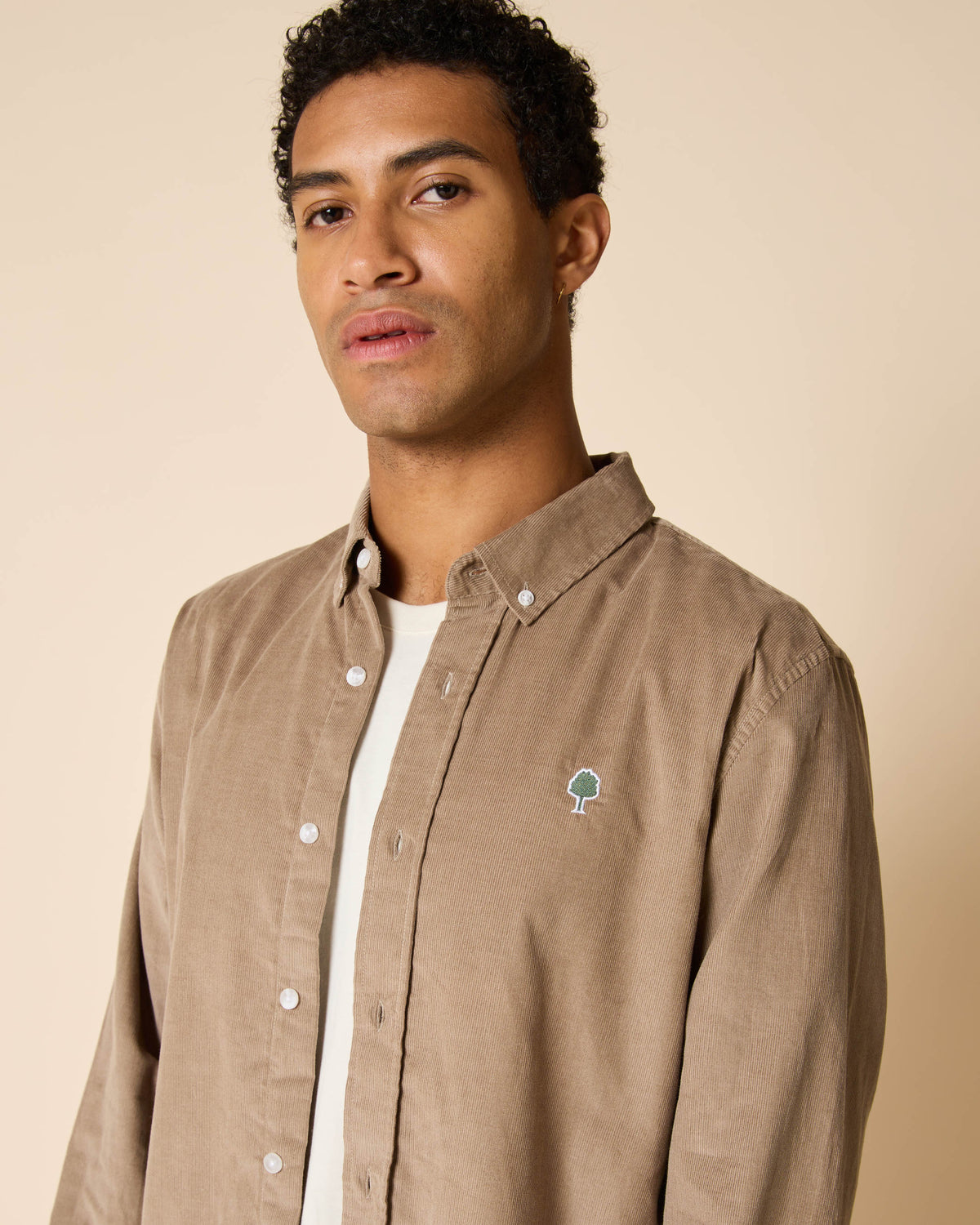 Dark beige shirt