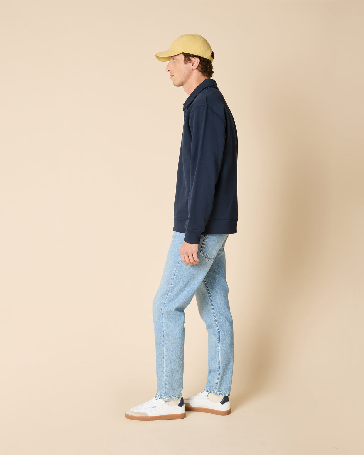 Marineblauwe sweater