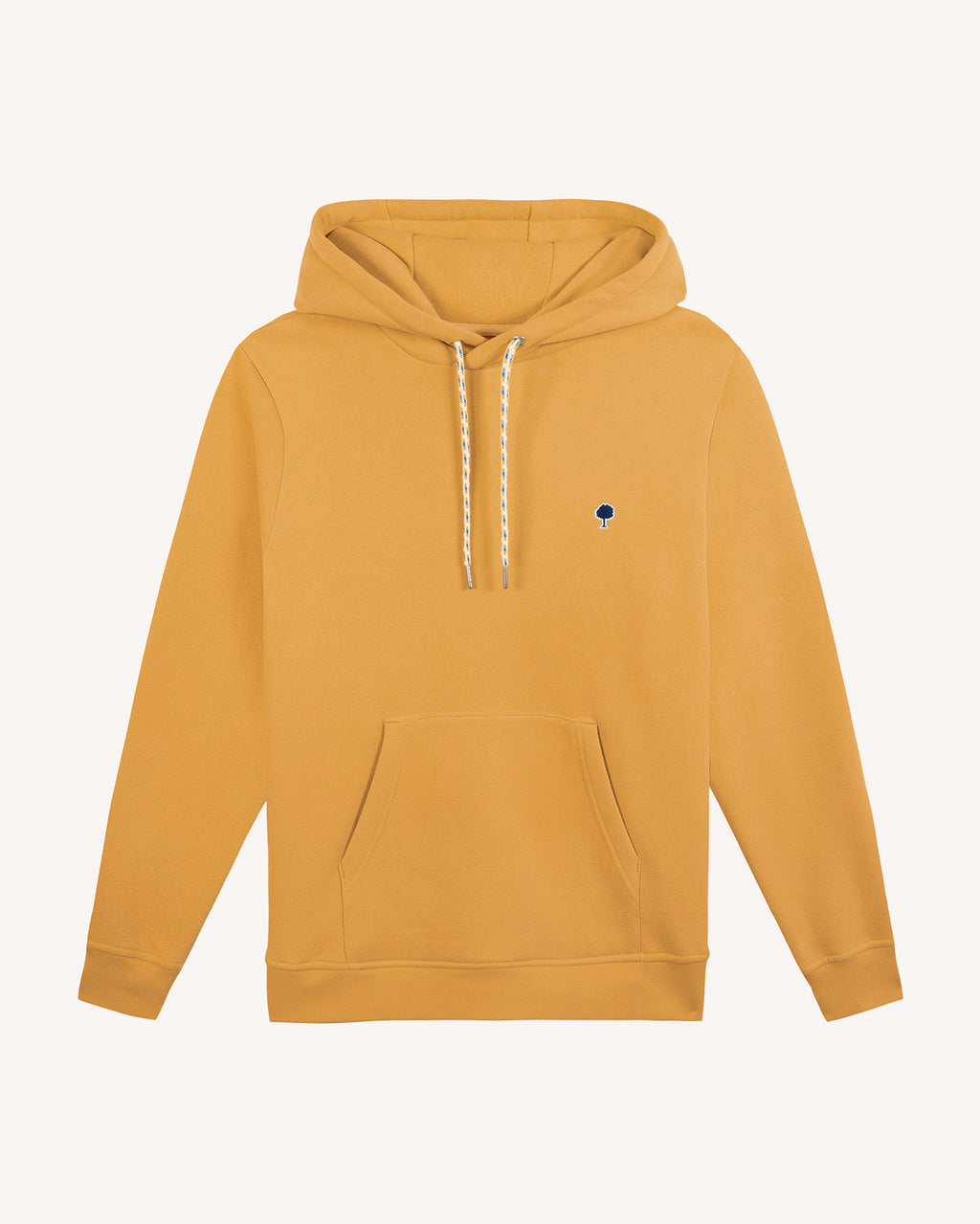 Sweat à capuche ocre