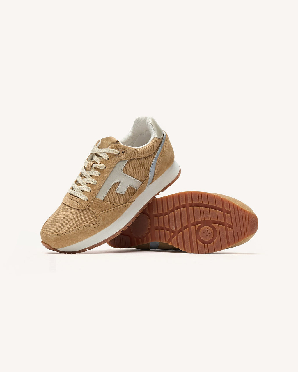 running-beige-doree-polyester-recycle-modele-elm-P5