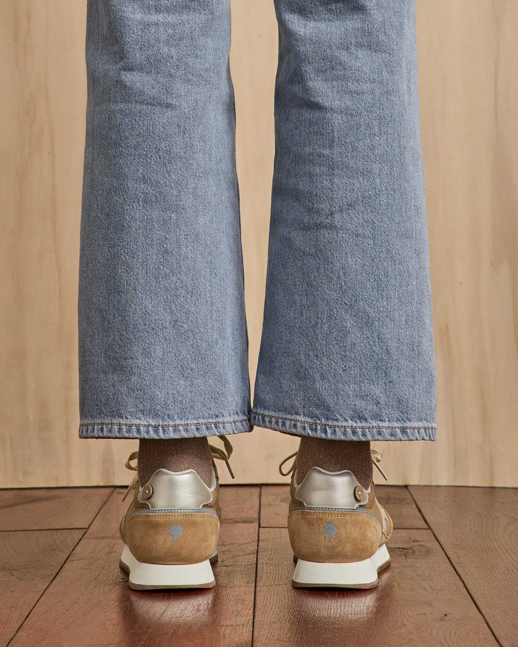 running-beige-doree-polyester-recycle-modele-elm-P7