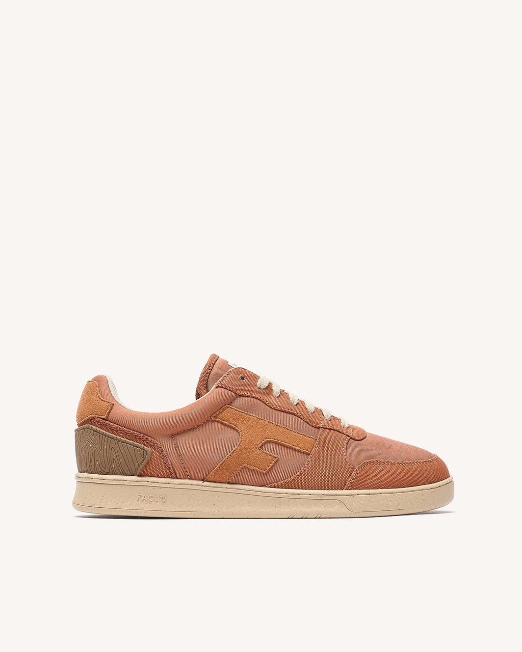 Brick canvas trainers