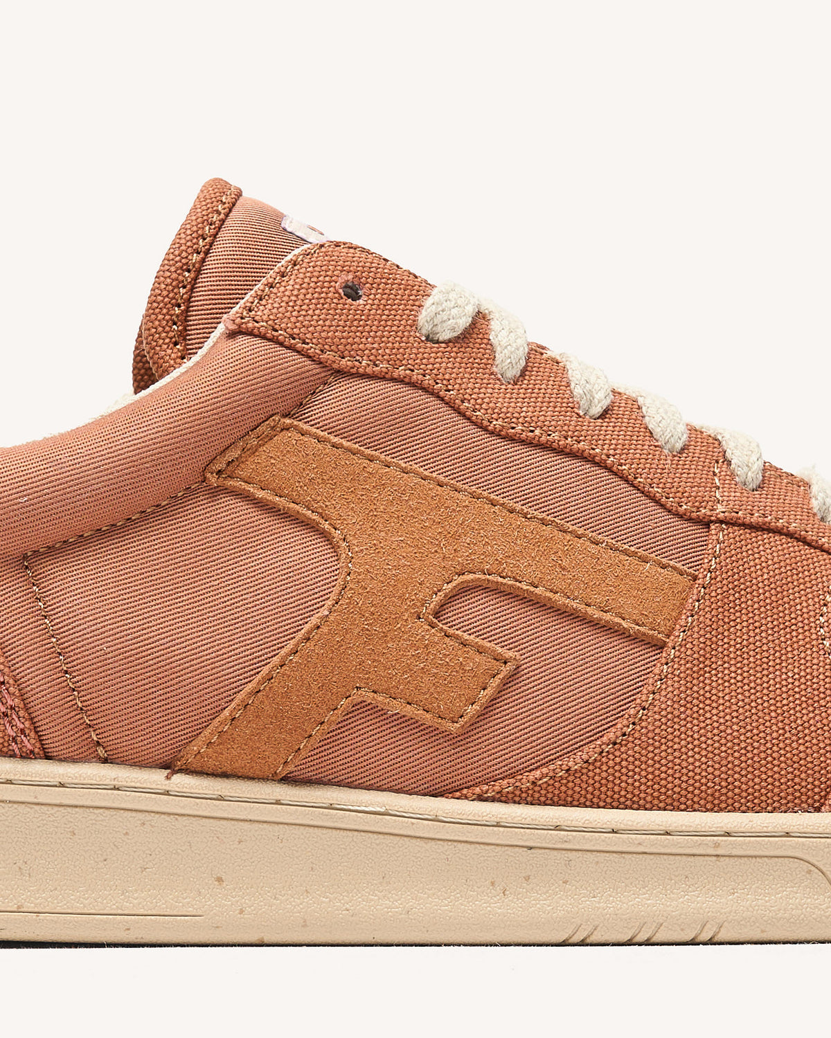 Brick canvas trainers