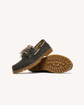 Chaussures bateau kaki
