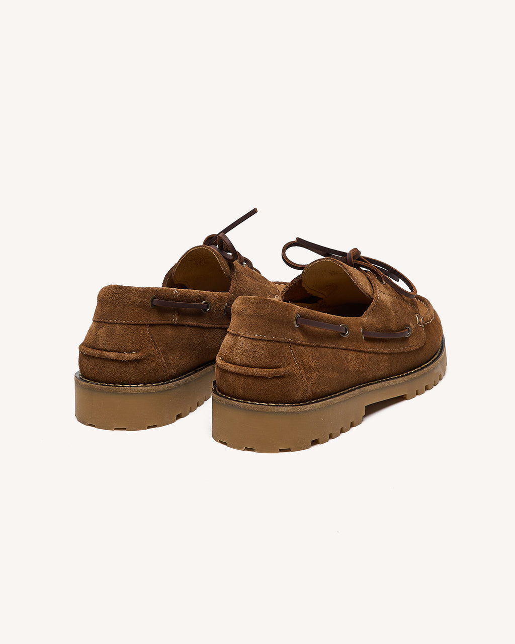 Chaussures bateau camel