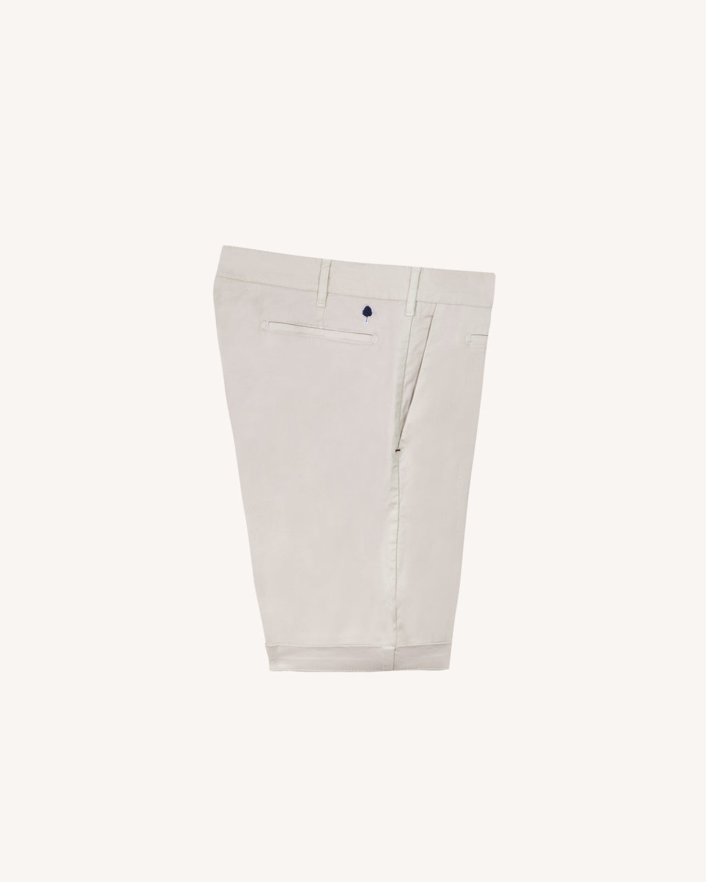Ecru cotton bermuda shorts - SAULIEU