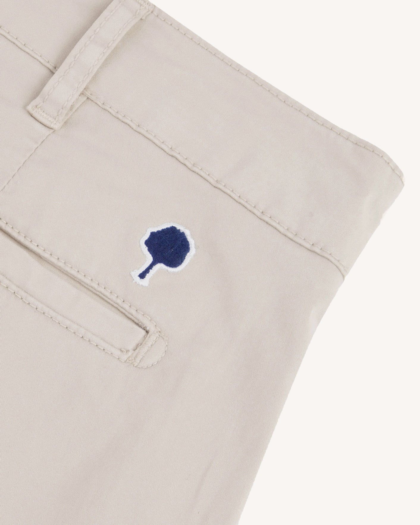 Ecru cotton bermuda shorts - SAULIEU