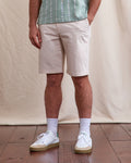 Ecru cotton bermuda shorts - SAULIEU