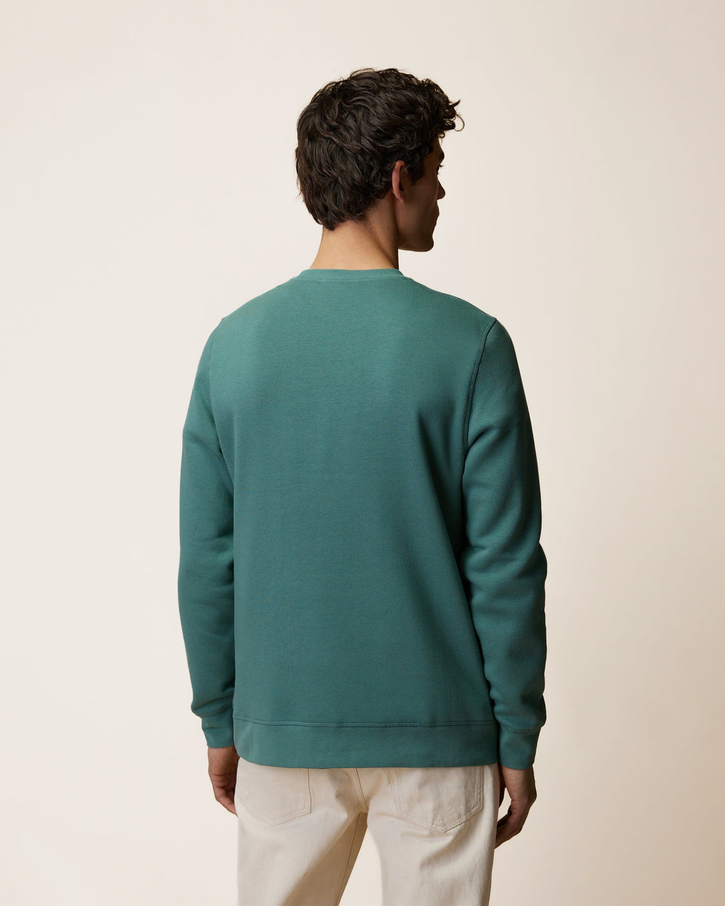sweat-vert-clair-grise-coton-modele-donzy-S4
