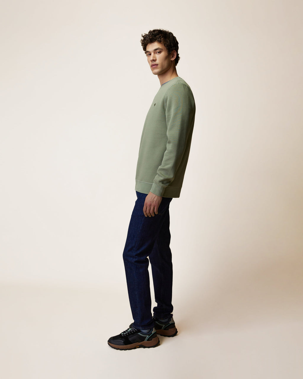 sweat-kaki-coton-modele-donzy-S2