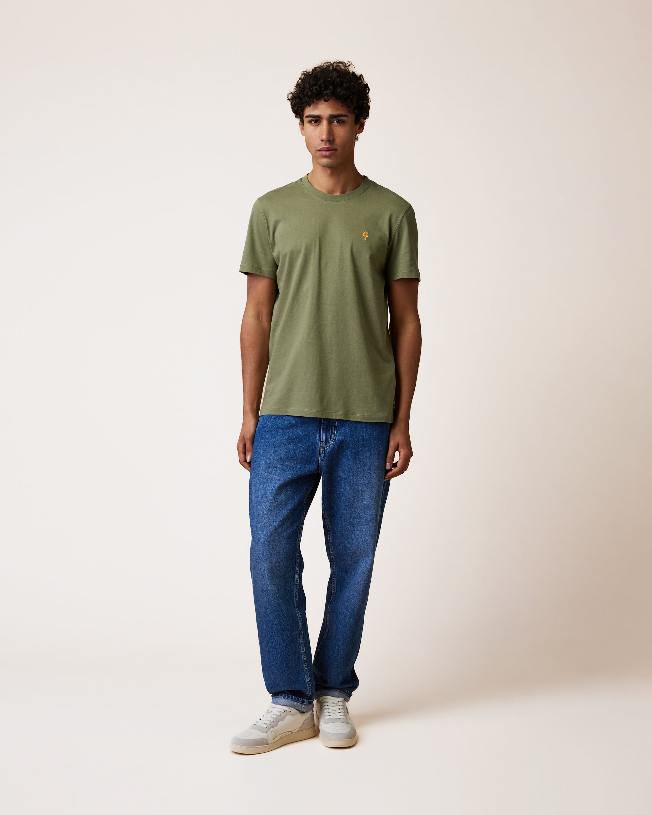 t-shirt-kaki-coton-modele-arcy-S1
