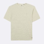 LIGHT GREEN ROUND COLLAR T-SHIRT RECYCLED COTTON