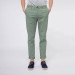 LIGHT GREEN PANTS IN COTTON