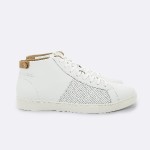 WHITE BASKETS IN LEATHER