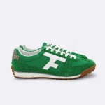 GREEN RUNNINGS IN RECYCLED SUEDE