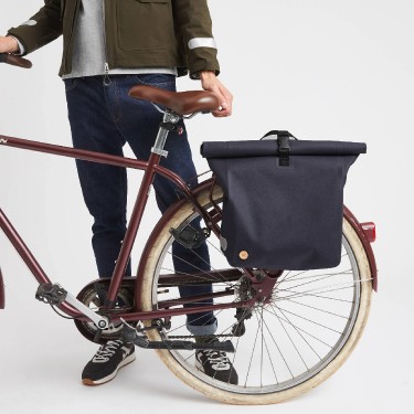 NAVY BIKE BAG IN RECYCLED POLYESTER