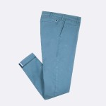 DARK BLUE CHINO IN RECYCLED COTTON
