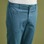 DARK BLUE CHINO IN RECYCLED COTTON