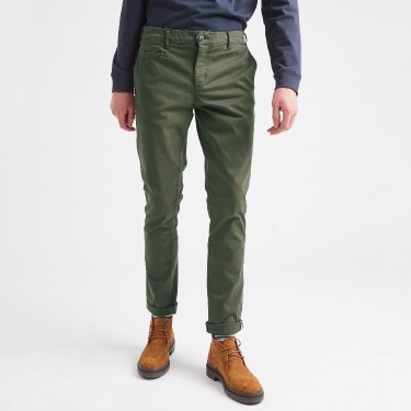 ECRU CHINO IN RECYCLED COTTON