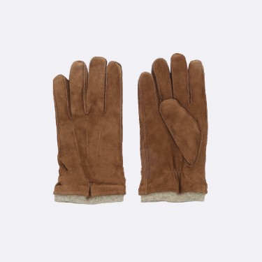 CAMEL GLOVES IN LEATHER