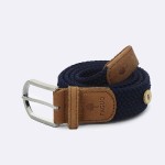Navy belt in recycled polyester