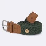 Light green belt in recycled polyester