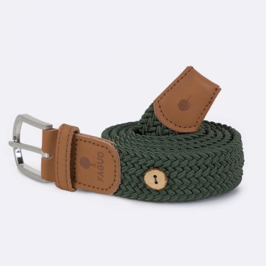 Light green belt in recycled polyester