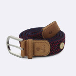 Red belt in recycled polyester