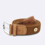 Camel belt in recycled polyester