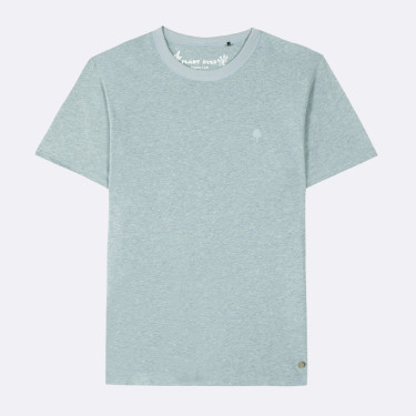 T-Shirt en coton bleu clair