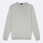 Light Grey sweater in organic cotton & recycled cotton