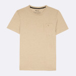 Camel t-shirt in recycled cotton