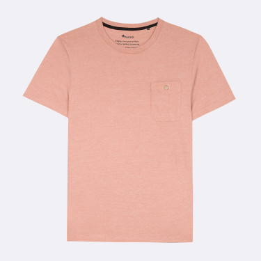 Terracotta t-shirt in recycled cotton