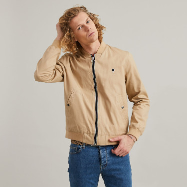 Sand jacket in recycled cotton
