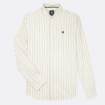 Ecru & Navy shirt in cotton