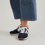 Navy & Pink runnings shoes in recycled polyester