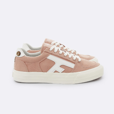 Pink Pale tennis shoes in recycled cotton