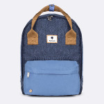 Bluebackpack in recycled polyester