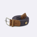 Grey belt in recycled polyester
