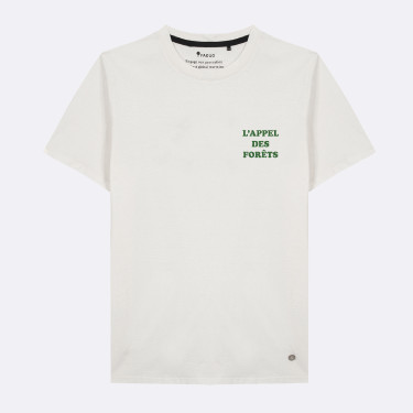 Ecru Tshirt in recycled cotton