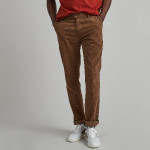 Dark Brown Pants in cotton