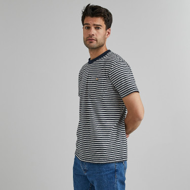 Navy, Blue Tshirt in ecotec cotton & ecotec polyester