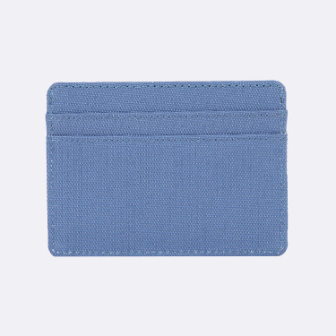 Portefeuille en polyester recyclé bleu