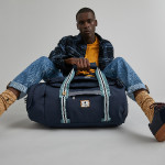 Navy, Blue Big Duffle in recycled polyester