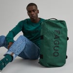 Dark Green Big Duffle in recycled polyester