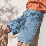 Short en jean denim clair en coton et coton reyclé - modèle Denim short
