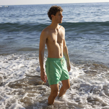 Jade bath shorts in recycled polyester - Mimizan model