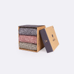 Chaussettes multicolore en coton et polyester recyclé - modèle Socks x3