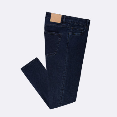 Blue black jean slim cut